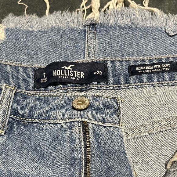 Hollister Ultra High-Rise Denim Jean Skirt - Picture 3 of 3